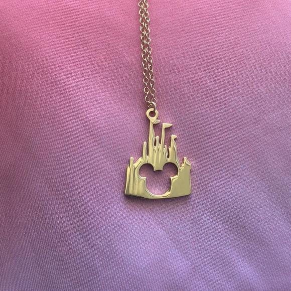 Disney Jewelry - Castle Necklace